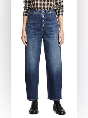 NILI LOTAN TOLEDO JEANS IN TRIBECA WASH SZ 30